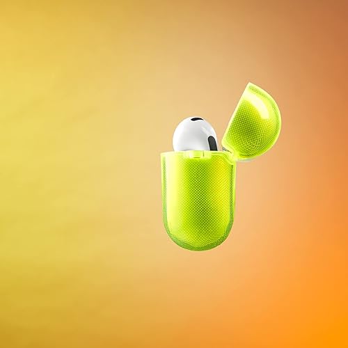 Miniatura 5 de SteepLab Funda con resaltador de neón para AirPods 3 generación 2021  La funda Grippy Jelly melocotón rosa sutil