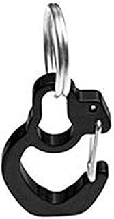 Rubit Medium Curve Aluminum Dog Tag Clip - Black