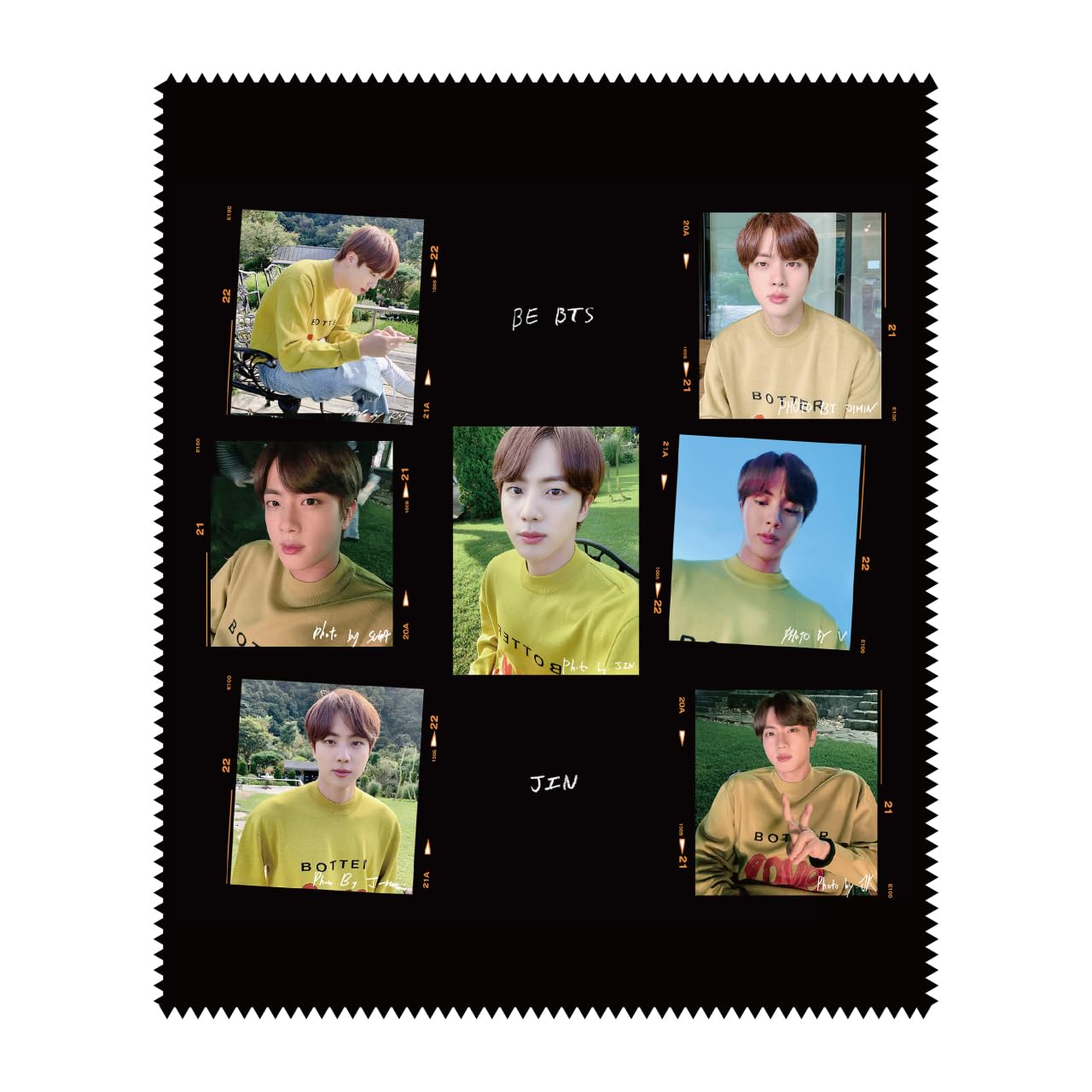 BTS JIN クリーニングクロス（メガネ拭き）正方形type BTS JIN クリーニングクロス（メガネ拭き）正方形type - メルカリ