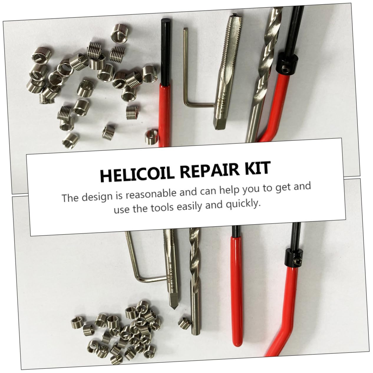 GRIRIW Professional Thread Repair Set 30pcs Repair Tool Kit for Auto Accessories