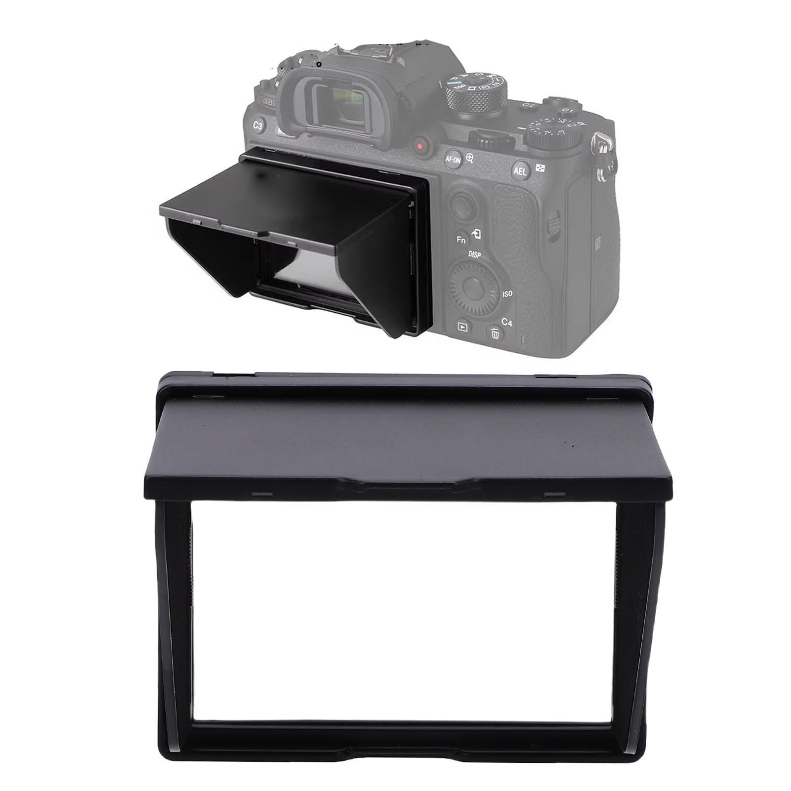 Parasol Universal Plegable ABS Flocado, para Pantalla LCD de 3,2 Pulgadas