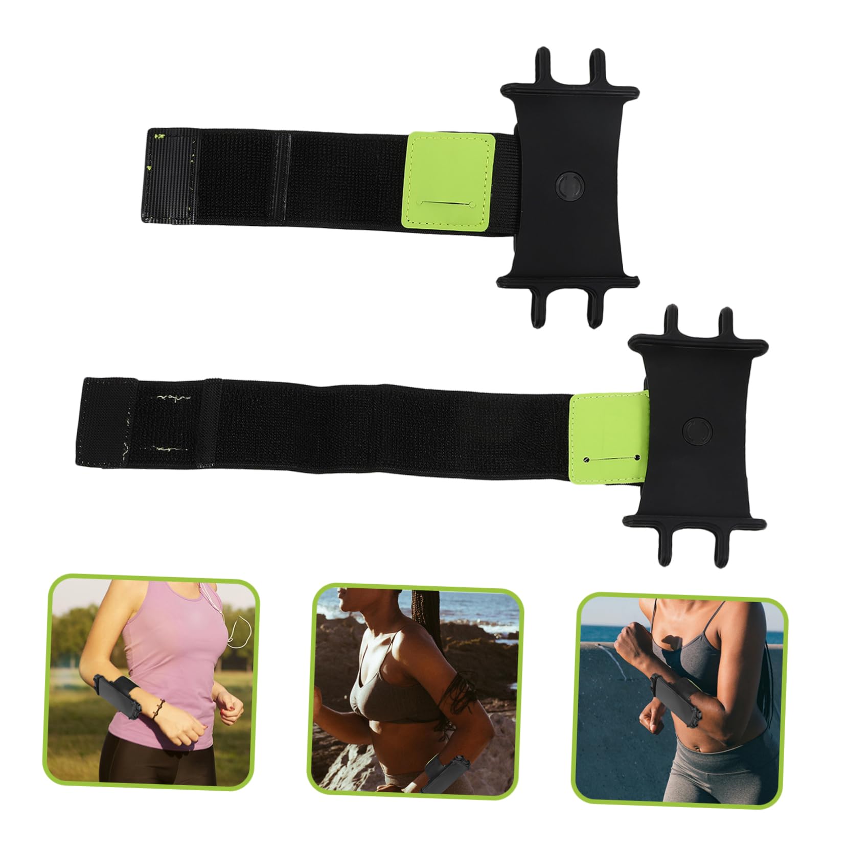 OUNONA 10stücke Verstellbares Sportarmband Für Smartphones Drehbarer Handyhalter Für Laufen Radfahren Fitness Damen Und Herren Praktische Handgelenk Und Armhalterung