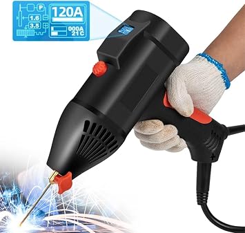 Handheld ARC Welder,Electric Arc Welding Machine, Digital Smart Welding and Current Regulation, 2-14mm Welding Thickness