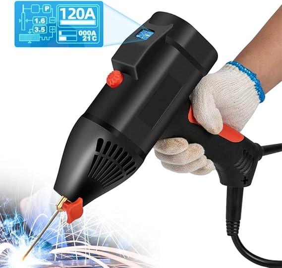 Handheld ARC Welder,Electric Arc Welding Machine, Digital Smart Welding and Current Regulation, 2-14mm Welding Thickness
