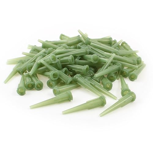 uxcell 100 agujas dispensadoras de lĂquido de plástico verde de 049oz uxcell 100 agujas dispensadoras de lĂquido de plástico verde de 049oz