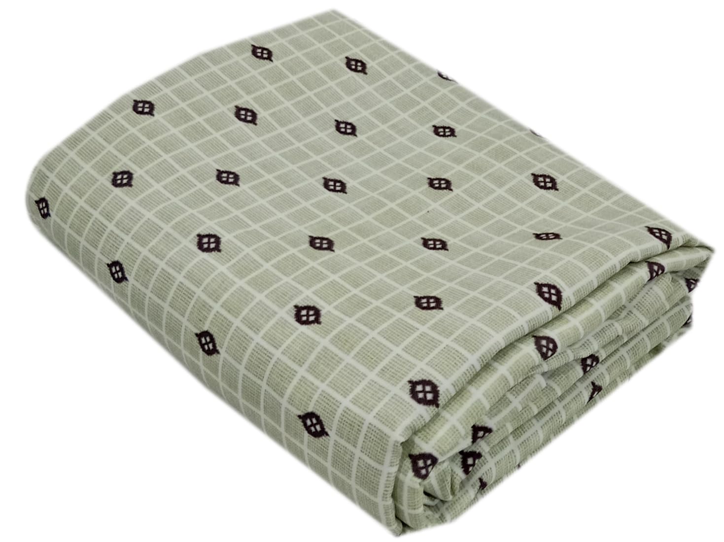 fetiya Premium Melange Printed Cotton Shirt Fabric with Geometric Design – Soft, Breathable & Comfortable – 1.60 Meter Length for Men’s Casual & Smart Wear (Mhendi)-picture-31