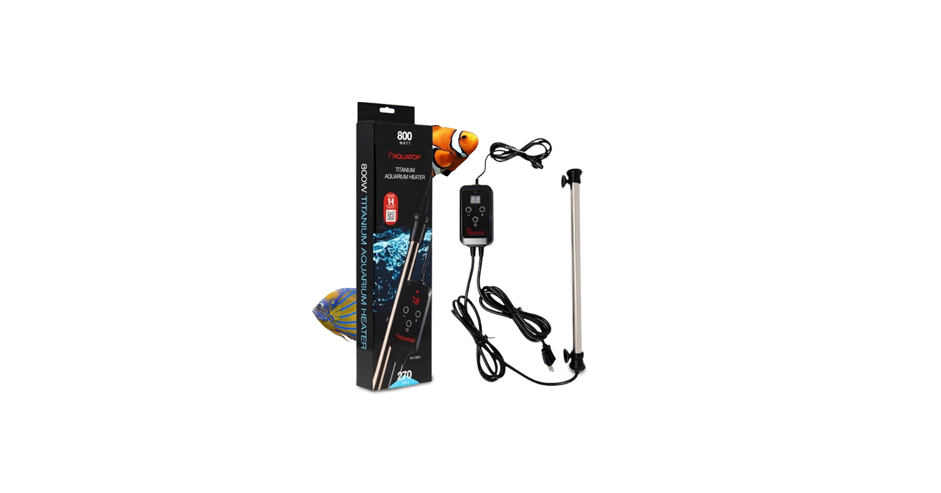 Amazon.com: Aquatop 800W Titanium Heater with Controller