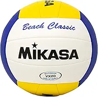 Mikasa VX20 Beach Classic Volleyball White
