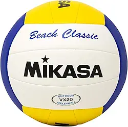 Mikasa VX20 Beach Classic Volleyball White