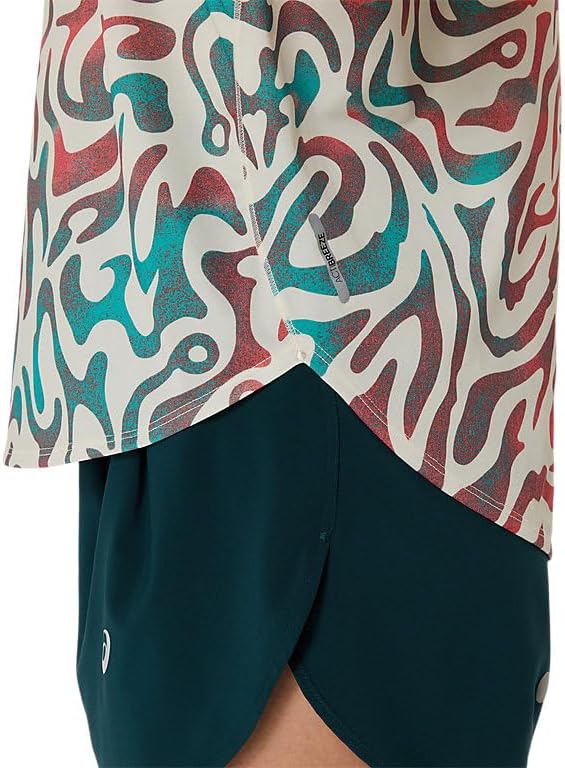 ASICS Women's ROAD ALL OVER PRINT Short Sleeve TOP Running Apparel