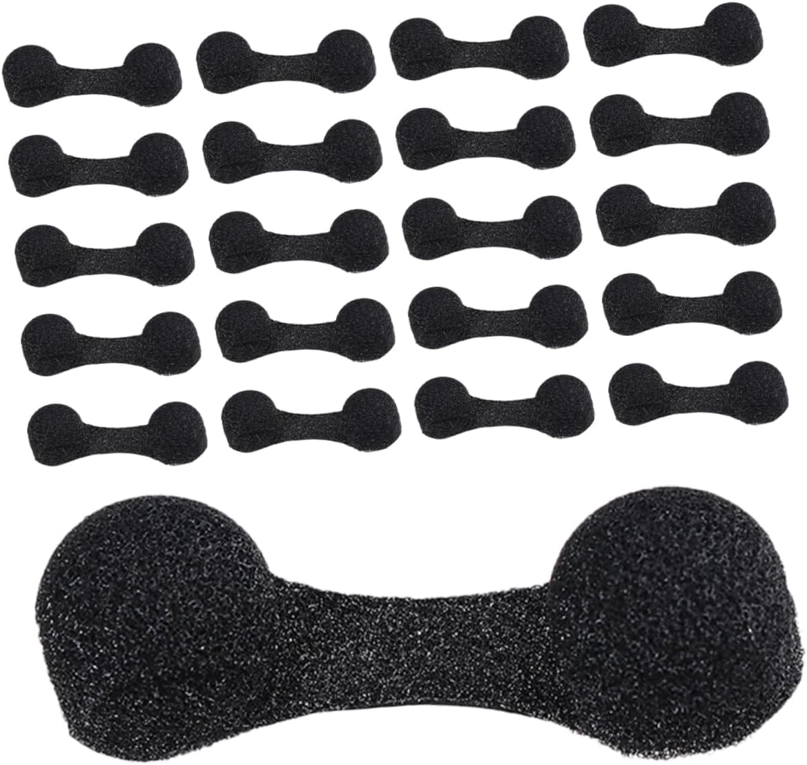 GLEAVI 200pcs Nose Plugs Sponge Nose Pads Washable Breathable Nasal Filters Bulk