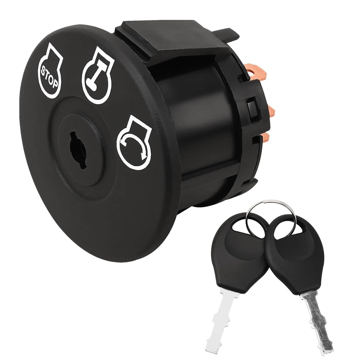 RAMATA 925-06119C 725-13425 Ignition Starter Switch with Key Fit for Cub Cadet Parts XT1-LT42 XT1-LT46 XT2-LX42 JD Troy Bilt TB30R TB42 TB46 MTD Craftsman Riding Lawn Mower Replace 725-04227 725-06119