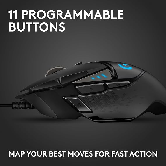 Logitech G502 HERO High Performance Wired Gaming Mouse
