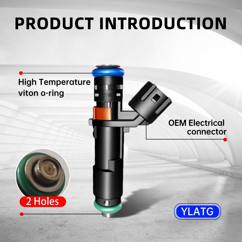 YLATG Fuel Injectors For Ford Expedition 2005-2006 5.4 L,F-150 /F-250 Super Duty/F-350 Super Duty 2005-2007 5.4 L,For Lincoln Navigator 2005-2007, Mark LT 2006-2007 5.4L 5C3Z9F593DA (8Pcs)