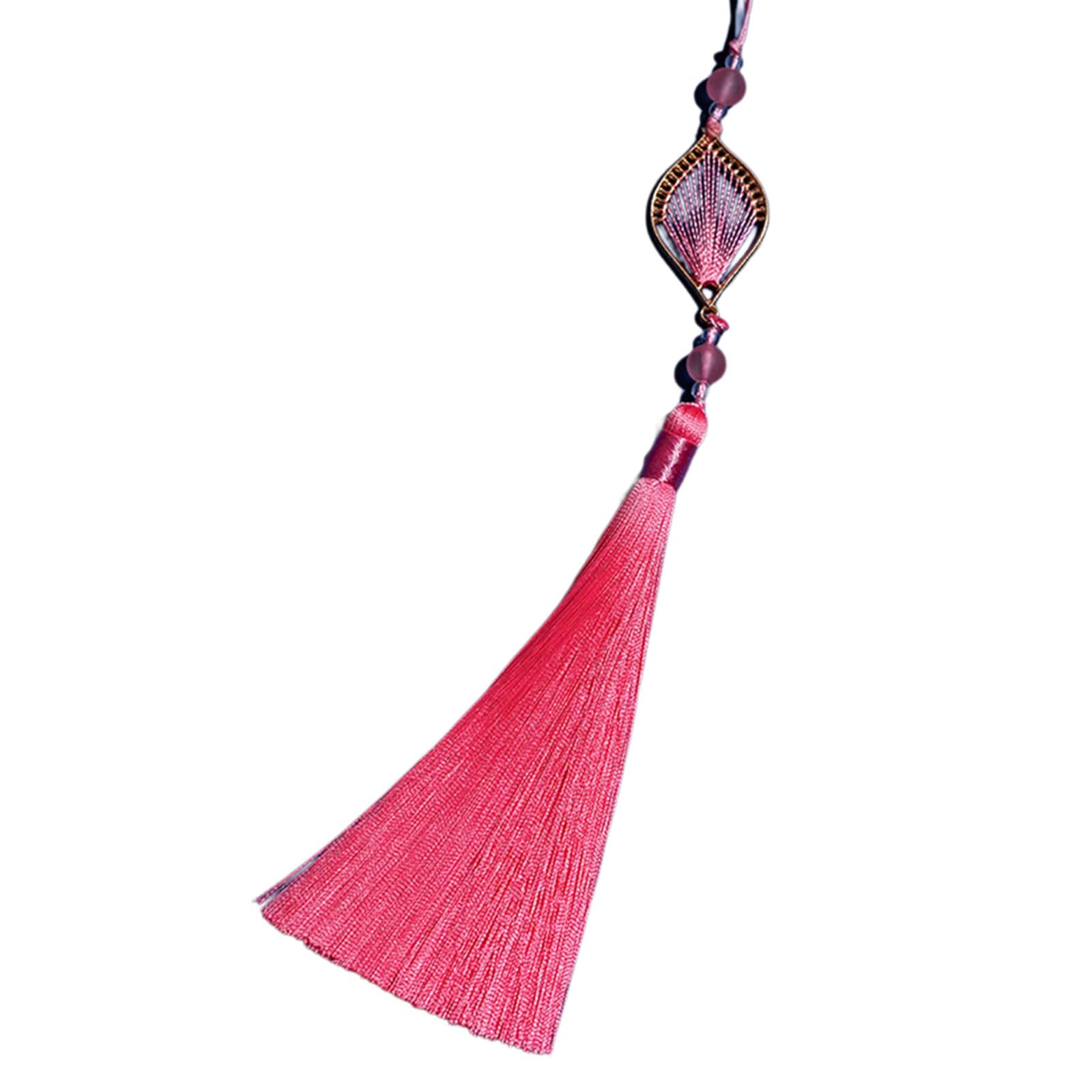 Artistic Chinese Tassel Decorative Pendant Charm Polyester Tassel Colorful Hanging Pendant Phone Charms