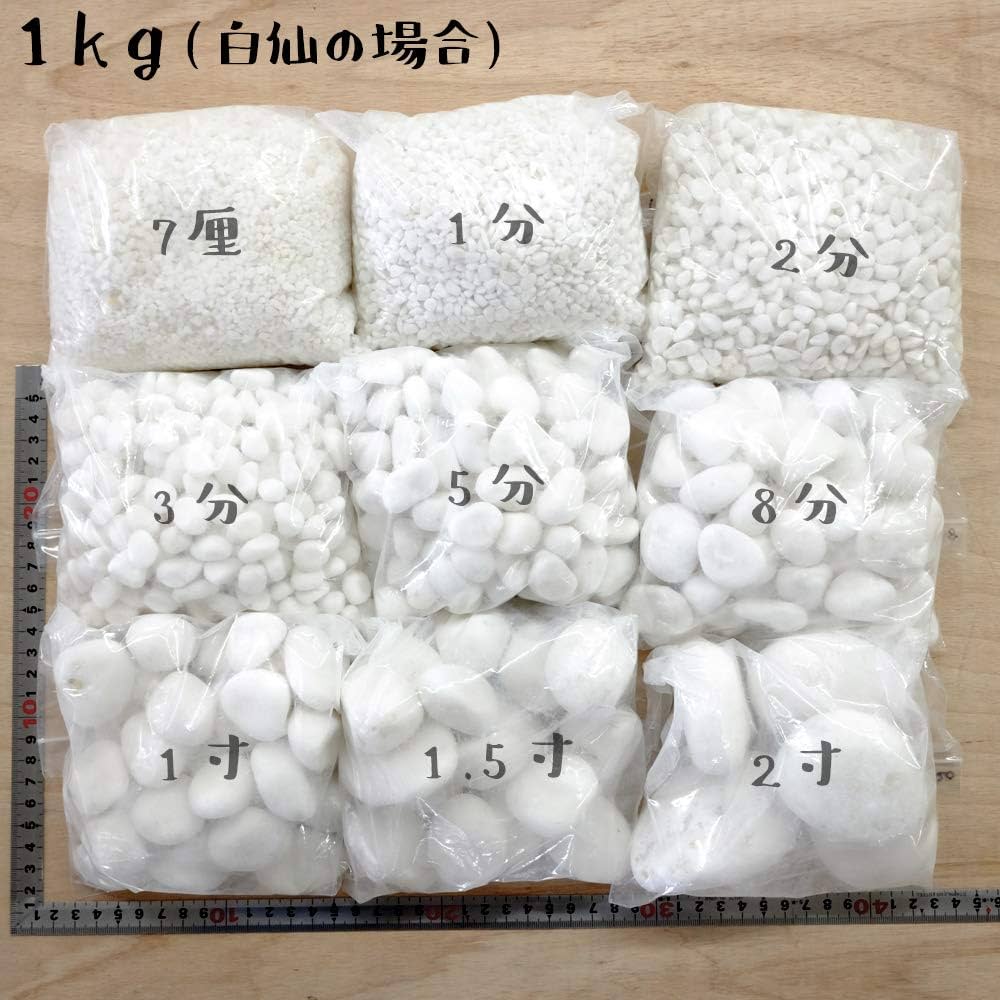 Amazon.co.jp: TAIKOH 高級白玉石 白仙華 1.5寸 30-40mm 化粧