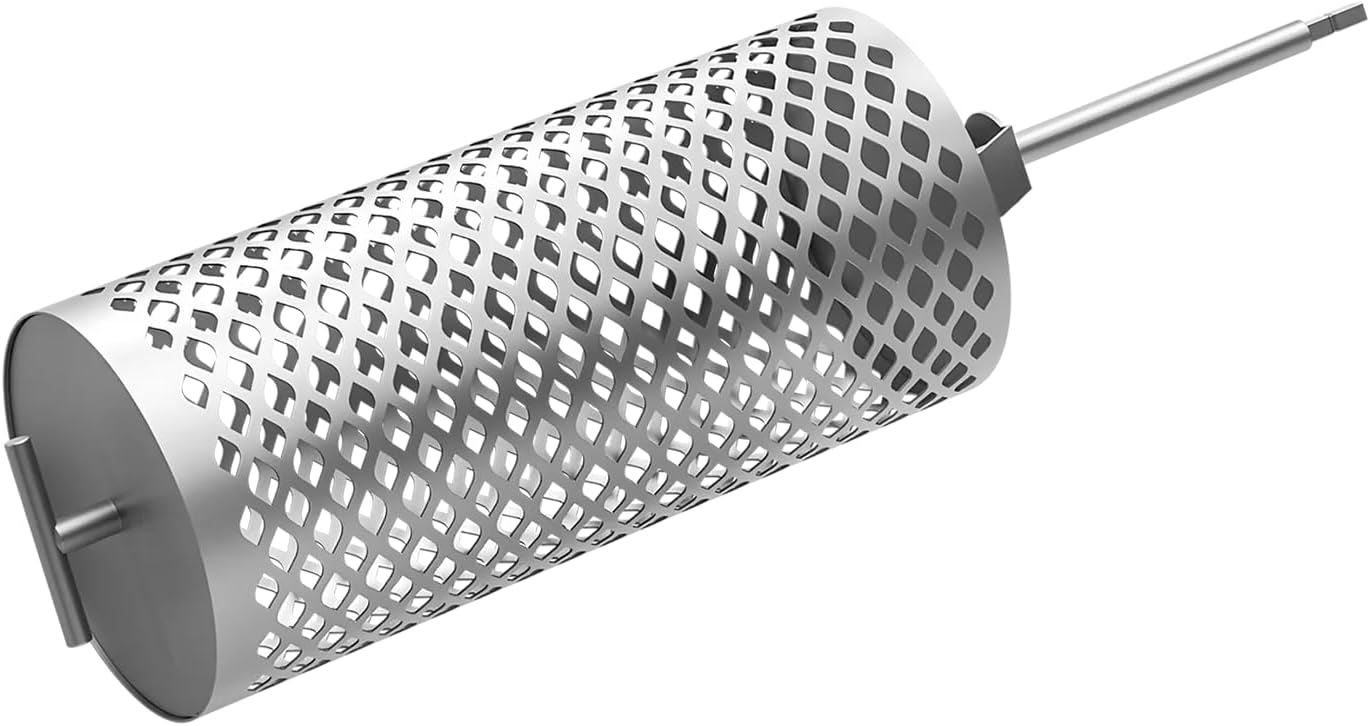 Breeo Rotisserie Tumble Basket - Rotisserie Grill Accessory for Chicken, Turkey, BBQ, Kabobs - Live Fire Cooking Accessories - Tumble Basket Accessory Only