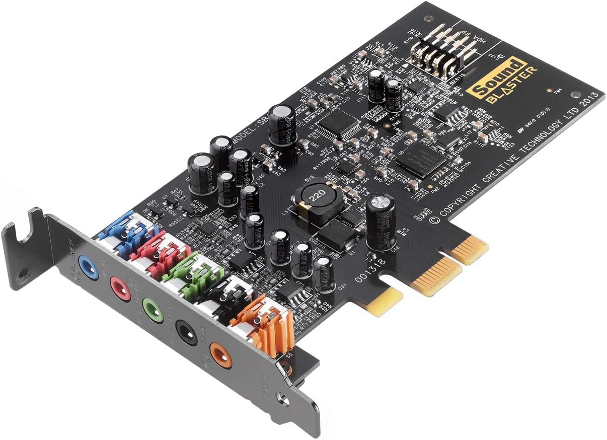 Creative Sound Blaster Audigy FX PCIe 5.1 Sound Card with High Performance Headphone Amp (Renewed)