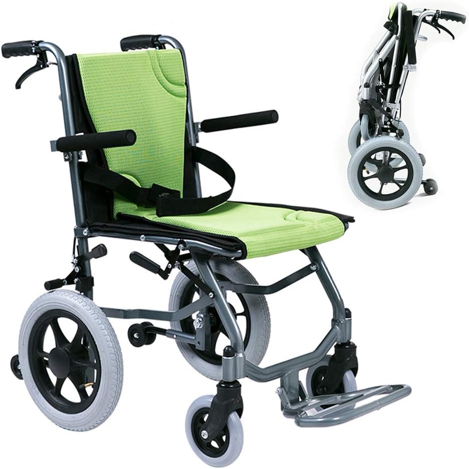 Pediatric Wheelchair for Kids,Teens,Young Adults,Lightweight Manual Folding Wheelchair with Safety Belt Buckle and Flip Up Arm Rests,220lb Weight Capacity