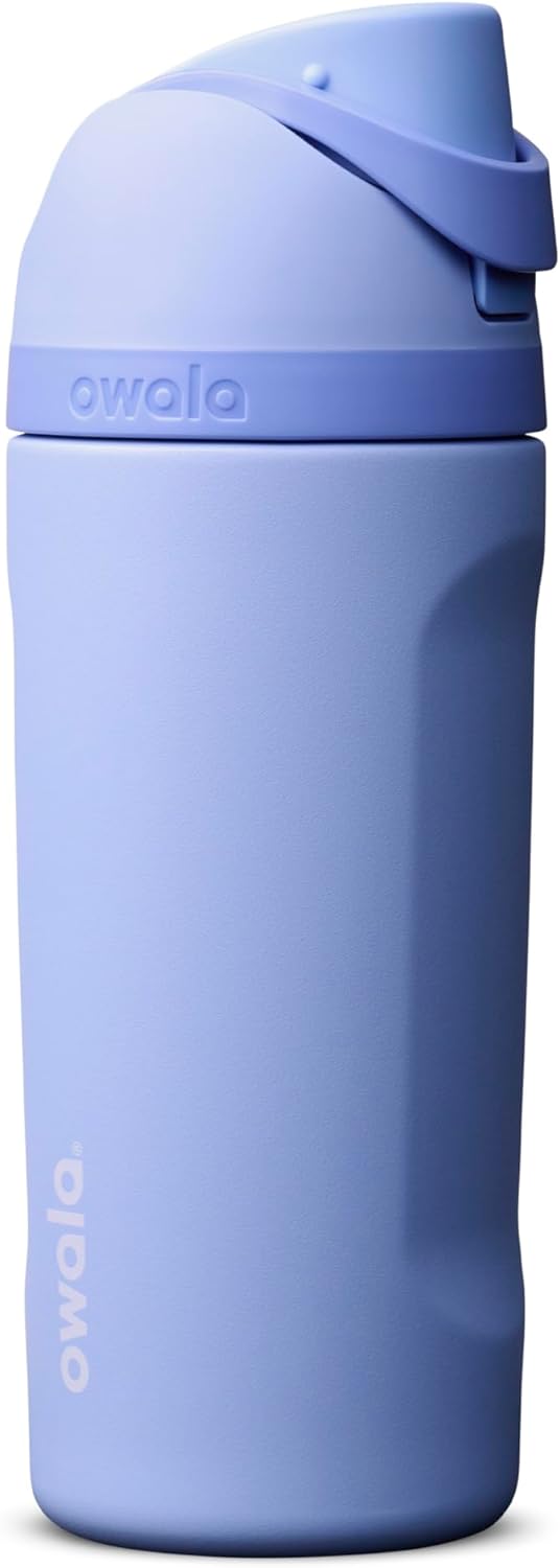 Owala FreeSip Insulated Stainless Steel Water Bottle with Straw, BPA-Free Sports Water Bottle, Great for Travel, 16 Oz, Out of the Blue