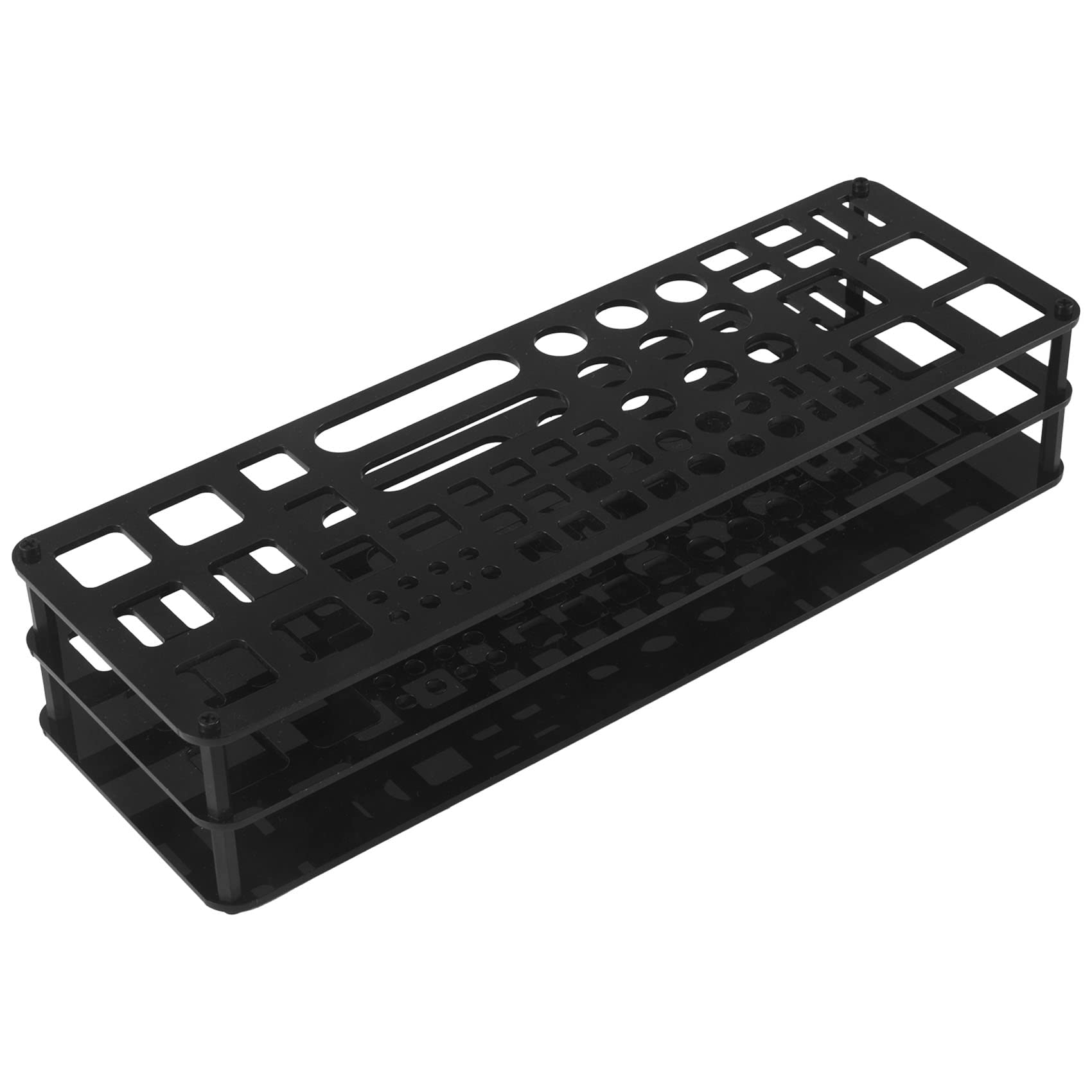 Wanjorlay Screwdriver Storage Holder Holder Screwdriver Organizers for Hexagonal Screwdriver Tools Remote Controls Organizers 63 Holes