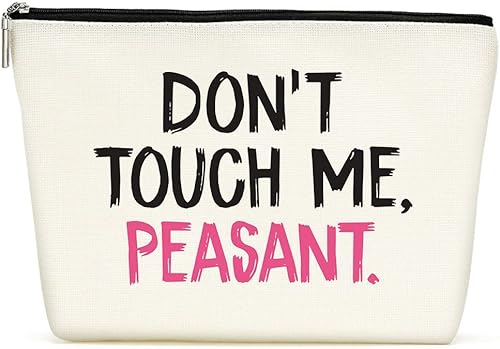 Regalos divertidos, bolsa de maquillaje, bolsa de cosméticos sarcástica broma regalo de oficina para mujeres, mamá, tía, enfermera, jefe, compañera