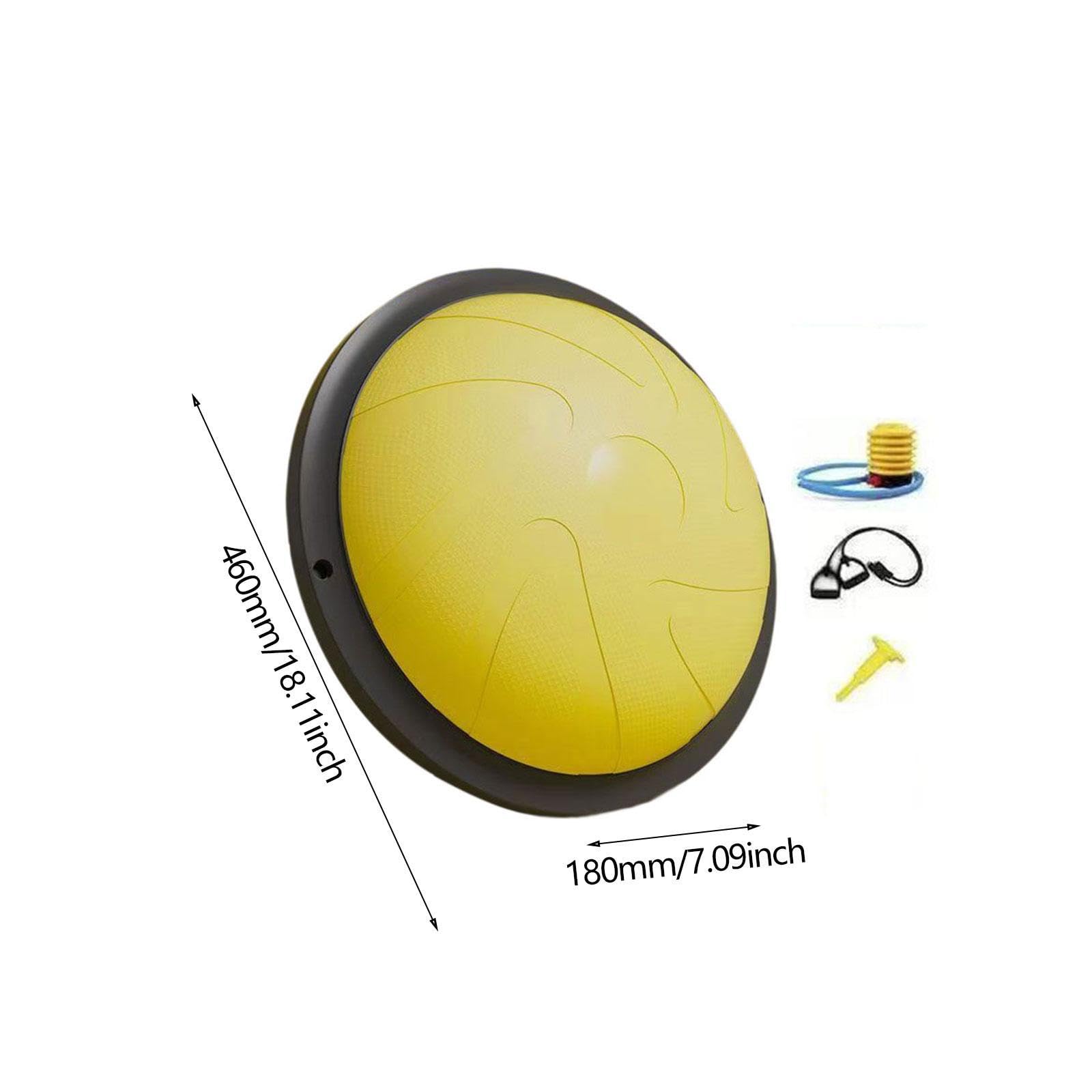 predolo Demi-Ballon d'exercice, Ballon de, Coussin de Pilates, Planche d'équilibre Gonflable pour la Maison, Le Travail, Le Fitness, la