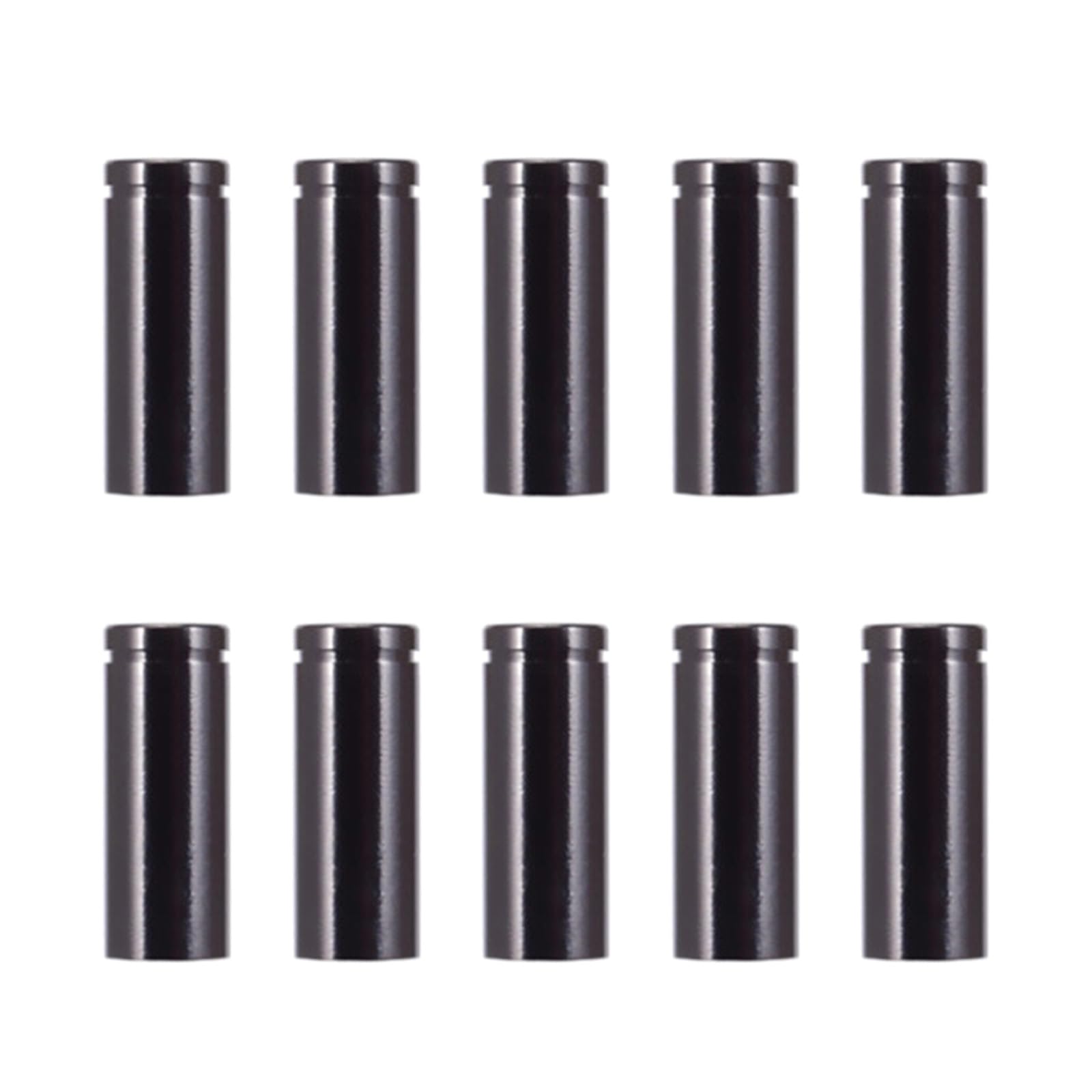LiRRvb 10Pcs Cycling Cable End Crimps Bike Ends Caps Bikes Brake Tips Shifter for Road Mountain Bicycles Caps Brake Crimps Alloy Crimp Tips Shifter