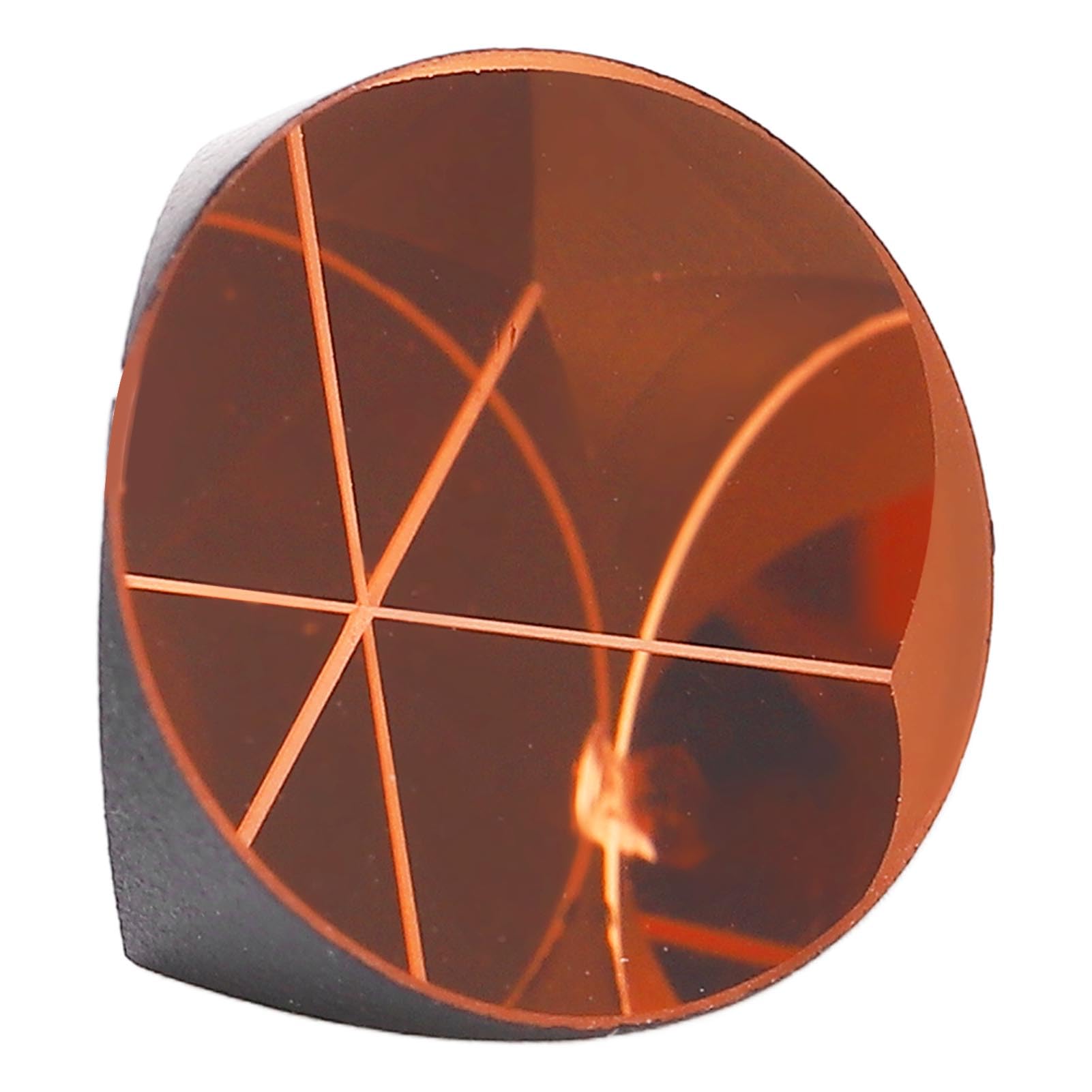 Prisma a Cubo Angolare 12,7 Mm Prisma Conico Prisma Topografico Mini Prisma Riflettore Placcatura in Rame Prisma a Cono Angolare per Stazione Totale