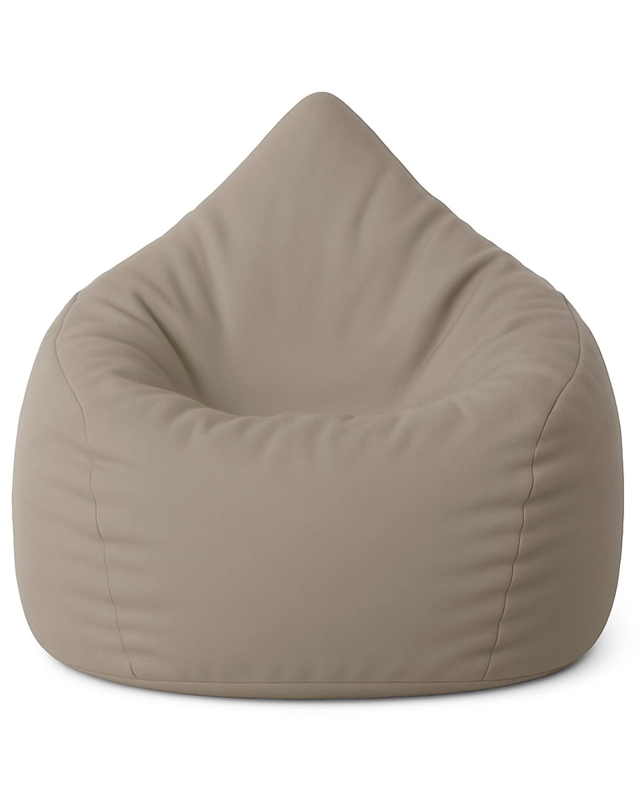 PATCH HOME Pouf a forma di goccia Beige 480 litri imbottitura polistirolo 25 colori 3 misure