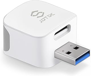Auto-Backup-Cube Photo-Backup-Device Data-Cube-Photo-Stick-iPhone Auto-Photo-Backup-Storage Cube-Backup-Data Photo-Backup-Stick-For-Android Apple-Photo-Backup iPhone-Backup-Cube (Without MicroSD Card)