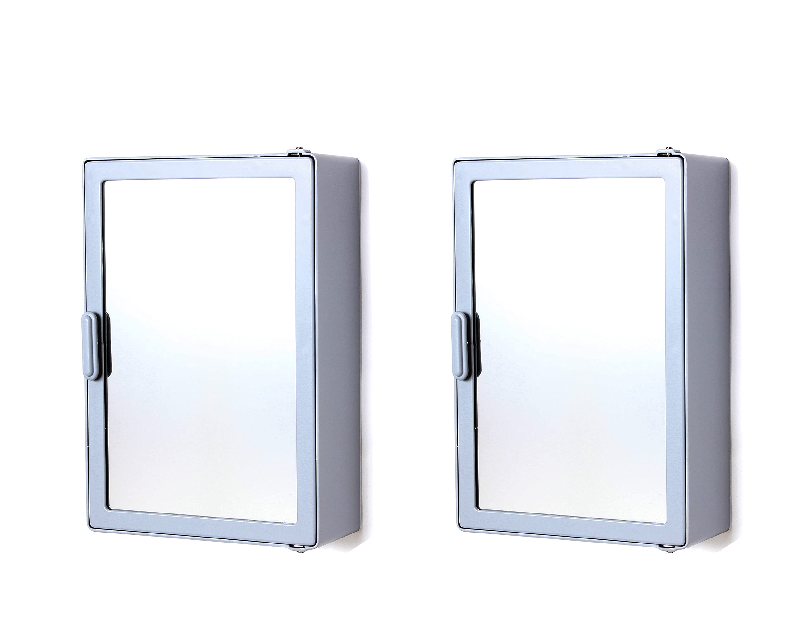 zahab Bathroom Cabinet with Mirror Plastic Set of 2 Size 25 x 9.5 x 35 cm Grey (B09K5MRQFM) Amazon Price History, Amazon Price Tracker