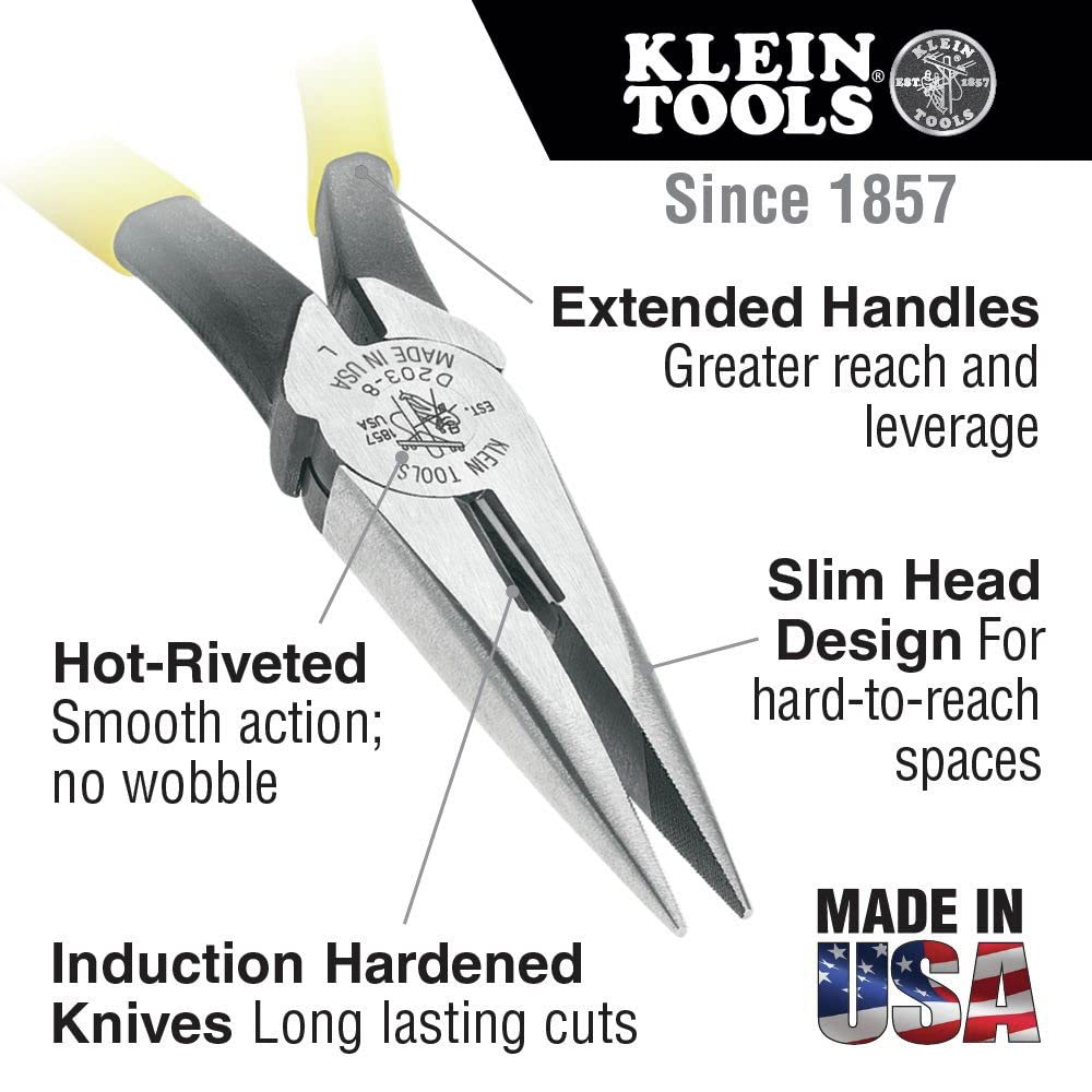 6 IN LONG NOSE PLIERS