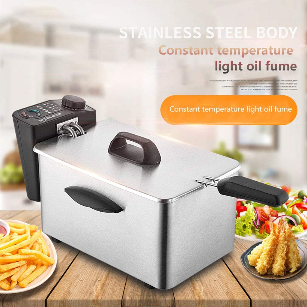Amazon.com: 2.5L Deep Fryer,1830W Stainless Steel Electric Fryer