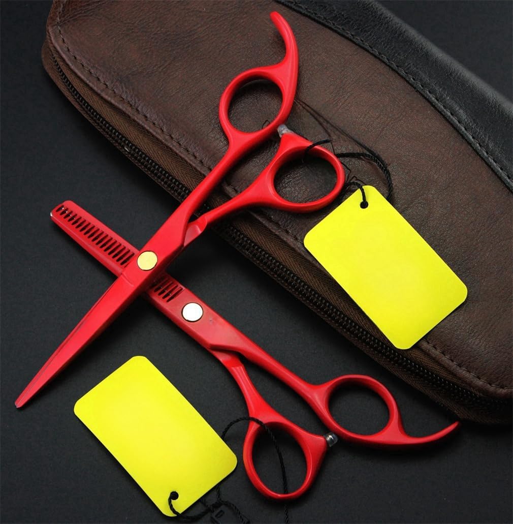 Green, 5.5 Inch Green Hairdressing Scissor Set, Multi-Functional Hairdressing Scissors, Bright Colors and A Delicate Appearance, for Hairdressers and Groomers