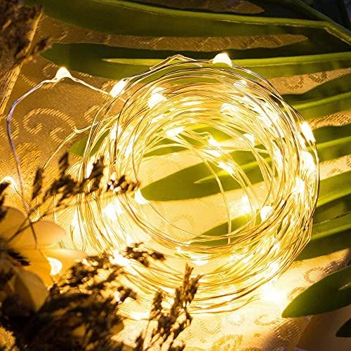 LED Fairy String Lights, 3M 30 LED Battery Fairy Lights, Flexible Copper Wire Waterproof Fairy Lights for Home Garden Wedding Christmas Halloween Concerts Bars Birthday (10 Pack)