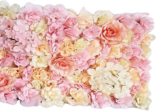 Miniatura 6 de SM SunniMix Conjunto De Paneles De Flores 3D Flor Artificial - Champagne