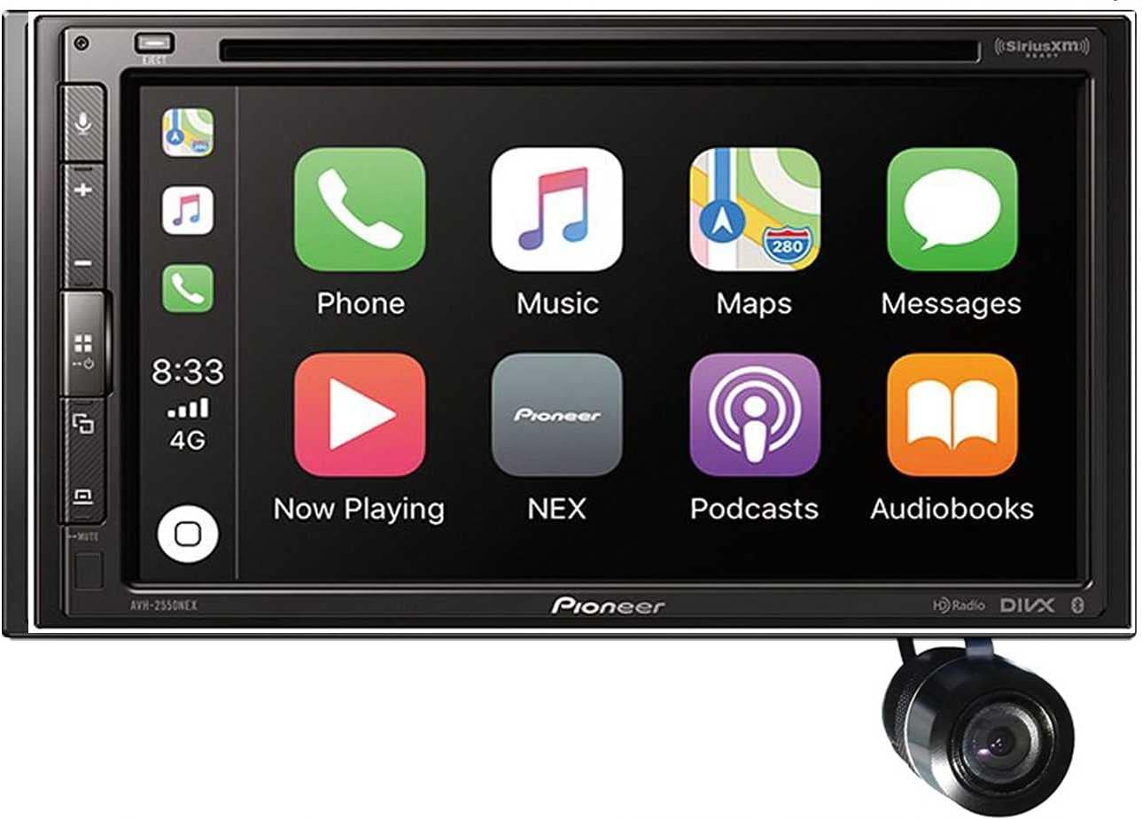 Sound of Tri-State Pioneer AVH-2550NEX 6.8-inch DVD/CD Receiver with CarPlay and Android Auto + Bullet Style Backup Camera Bundle with Sound of Tri-State Lanyard (Renewed) Product ID: 760575520302