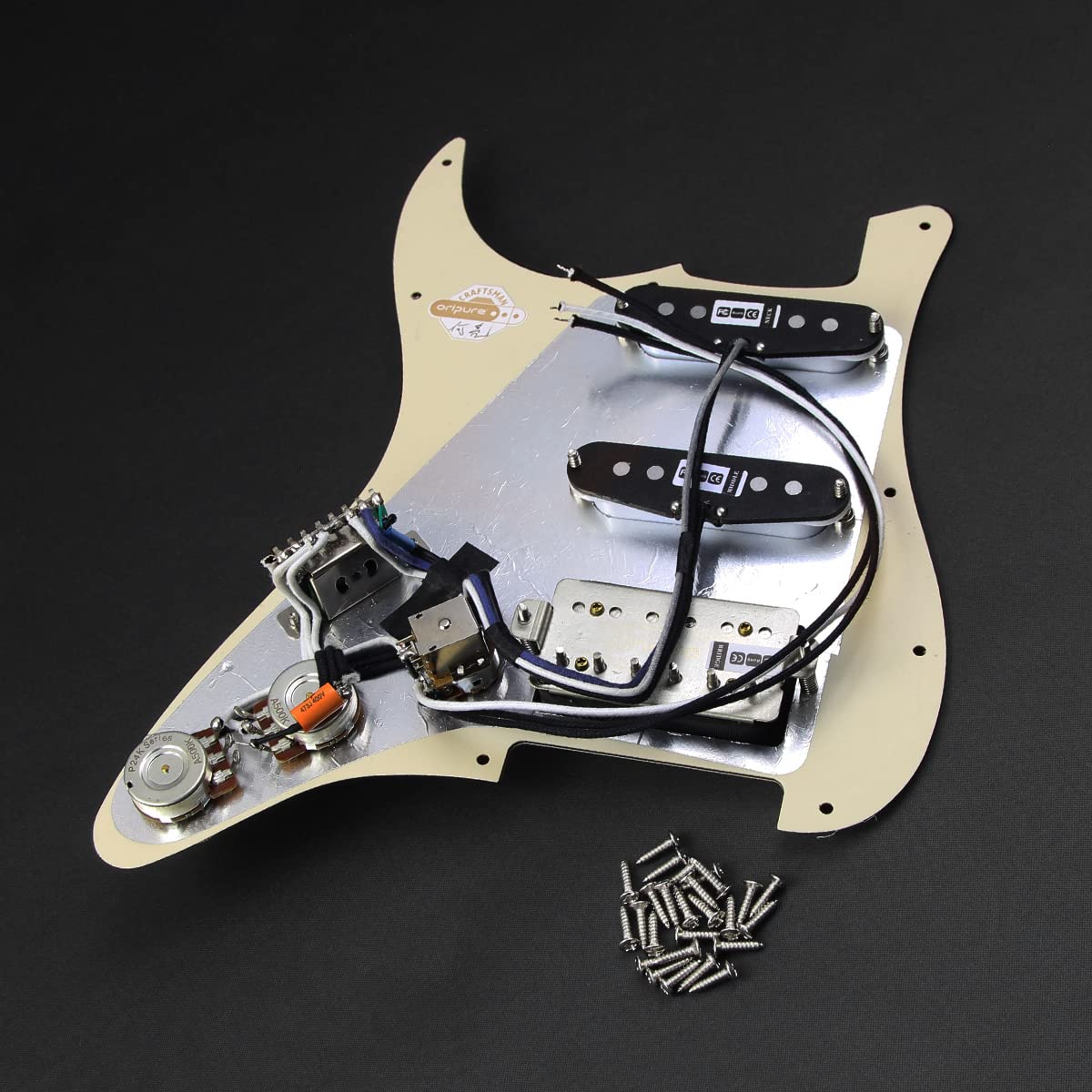 OriPure Alnico 5 Pack Pre-Wired Humbucker Pickups with 5-Way