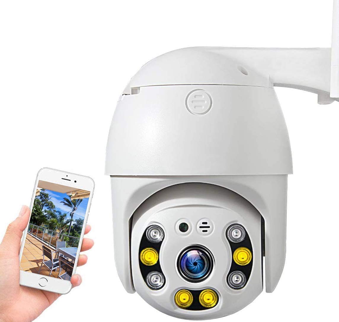 Bezprzewodowa kamera z silnikiem IP dla iOS i Androida Wifi kamera Wi-Fi 1080P, kamera IP czujnik ruchu dwukierunkowy domofon głosowy noktowizor IP66