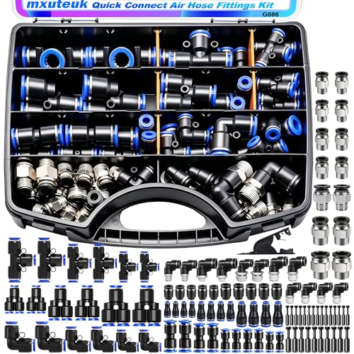 Mxuteuk 81PCS Quick Connect Air Hose Fittings Kit