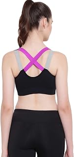 Women's Removable Padded Non Wired Sports Bra for Gym (Workout, Aerobic, Yoga, Dancing, Sports) for Womens/Girls (Free Siz... Price In India