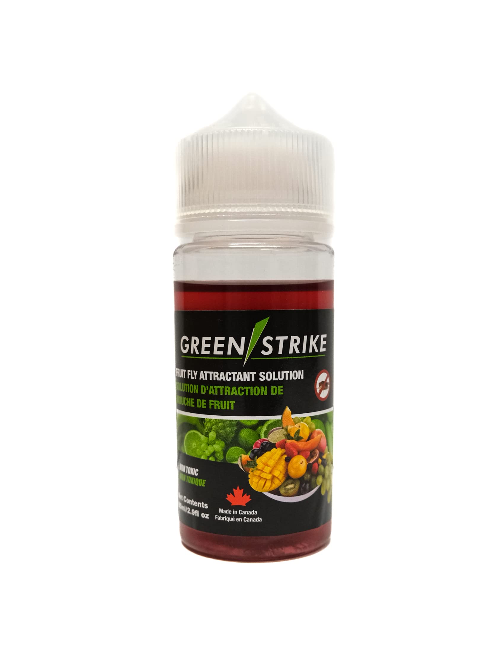 Photo 1 of GreenStrike 10055 Refill Bottle for Fruit Fly Traps, Clear