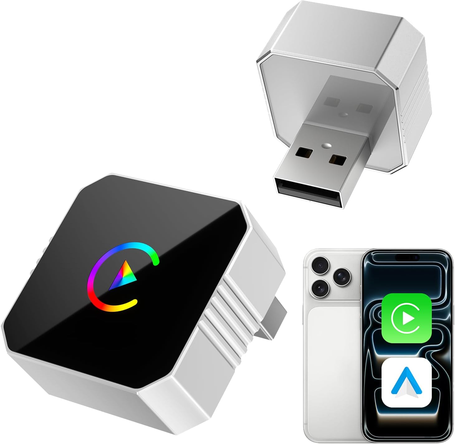 Aimoon Mini Wireless CarPlay Adapter...
