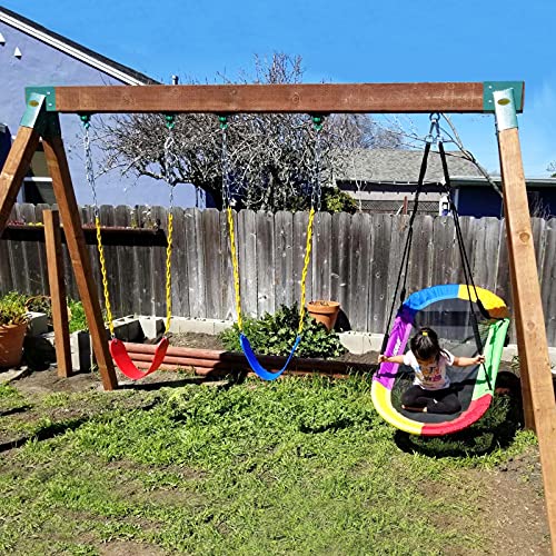image for BETOOLL 2400 lb Capacity Heavy Duty Swing Hangers for Wooden Sets Play
