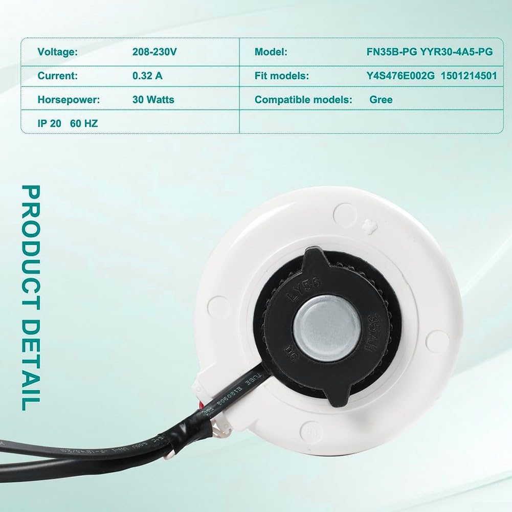 Moteur Ventilateur Intérieur FN35B pour Climatisation 230V
