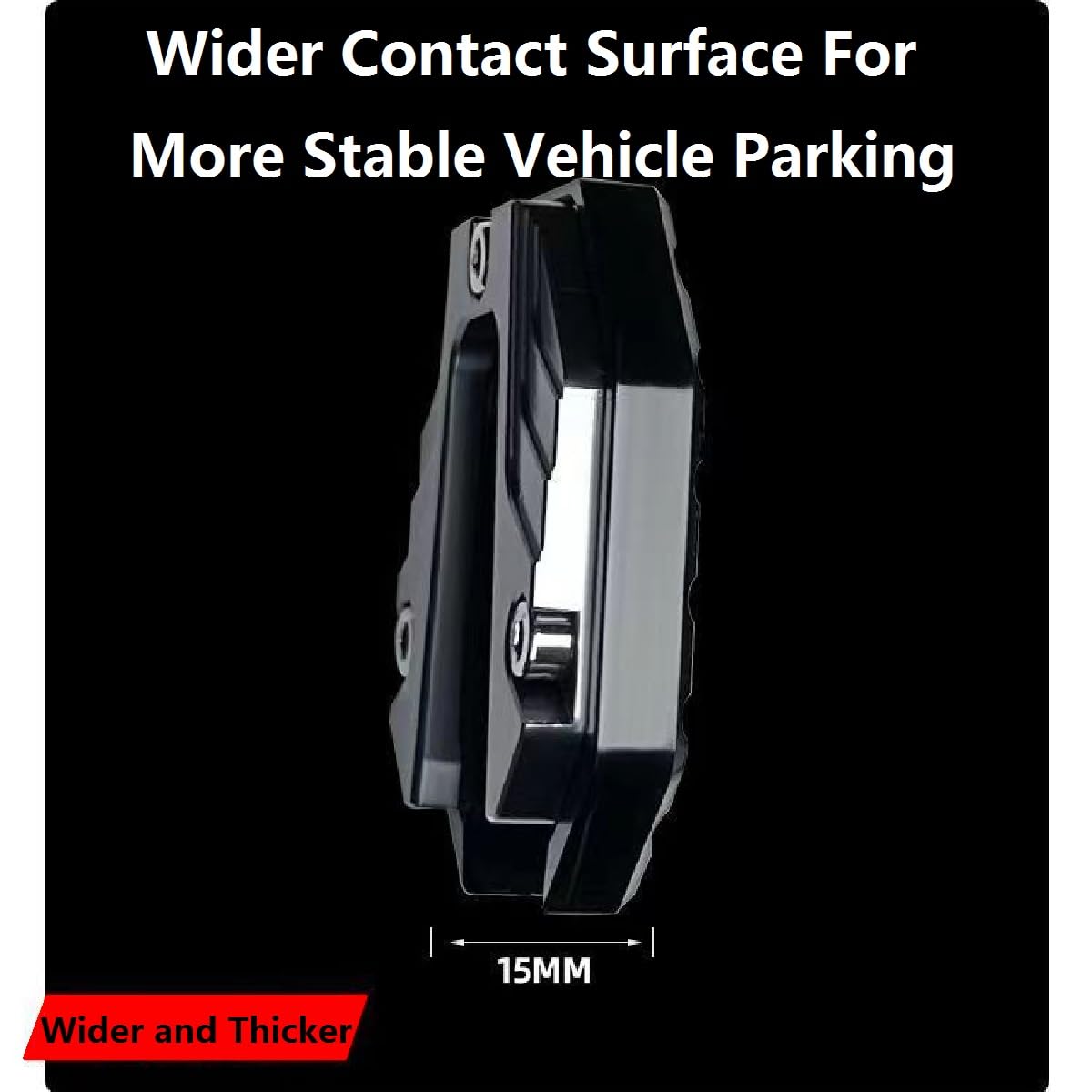 Piastra Di Estensione Per Cavalletto Laterale Moto - In Lega Alluminio, Nero, Per Scooter E Motociclette