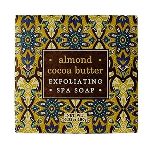 Buy Greenwich Bay ALMOND COCOA BUTTER Exfoliating Spa Soap, Enriched with Shea Butter, Cocoa