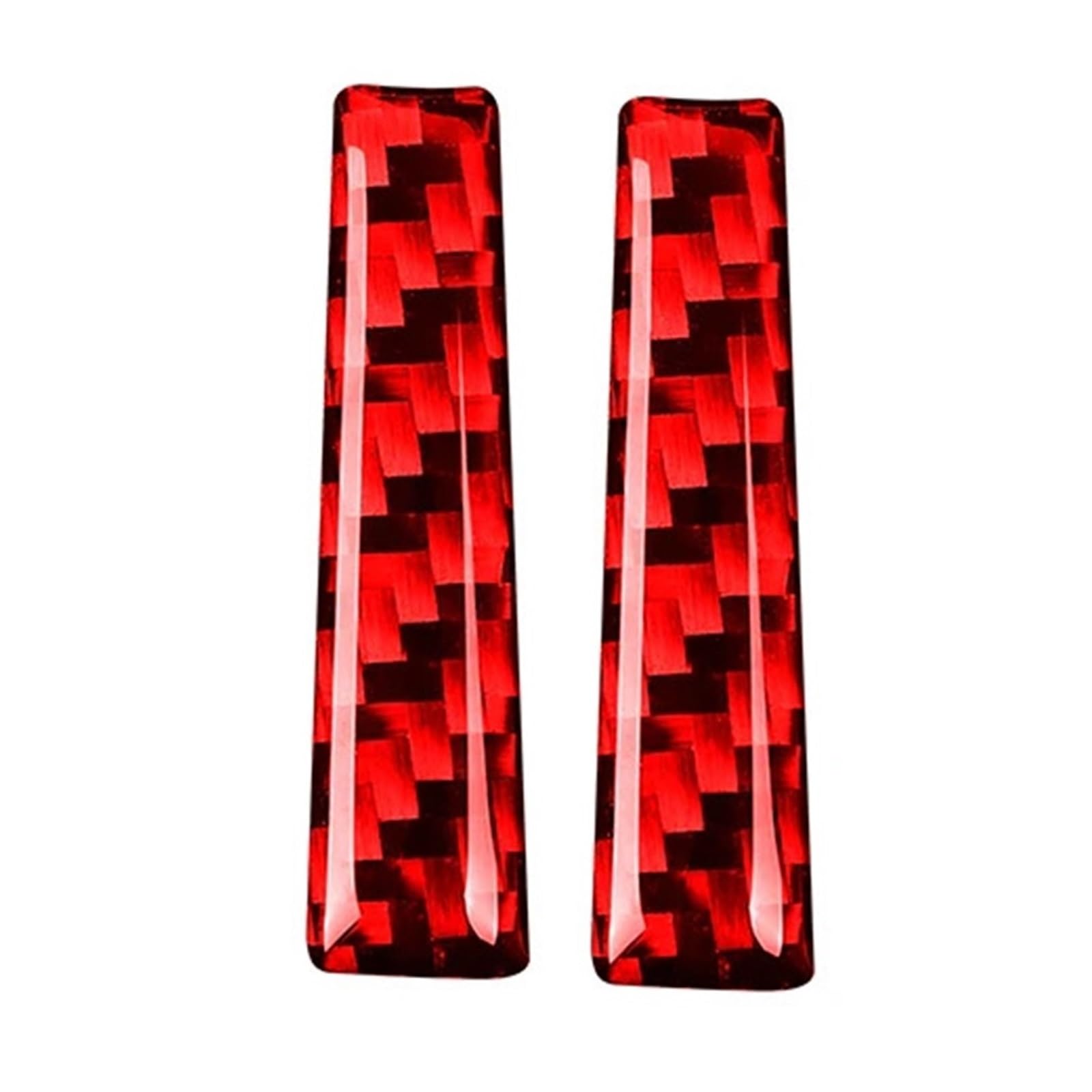 THXZINGLWG Compatible for Mustang GT 2015-2021 Accessories Carbon Fiber Interior Car Gear Lever Both Sides Trim Cover Trim Sticker Decal Decor(TYPE1)