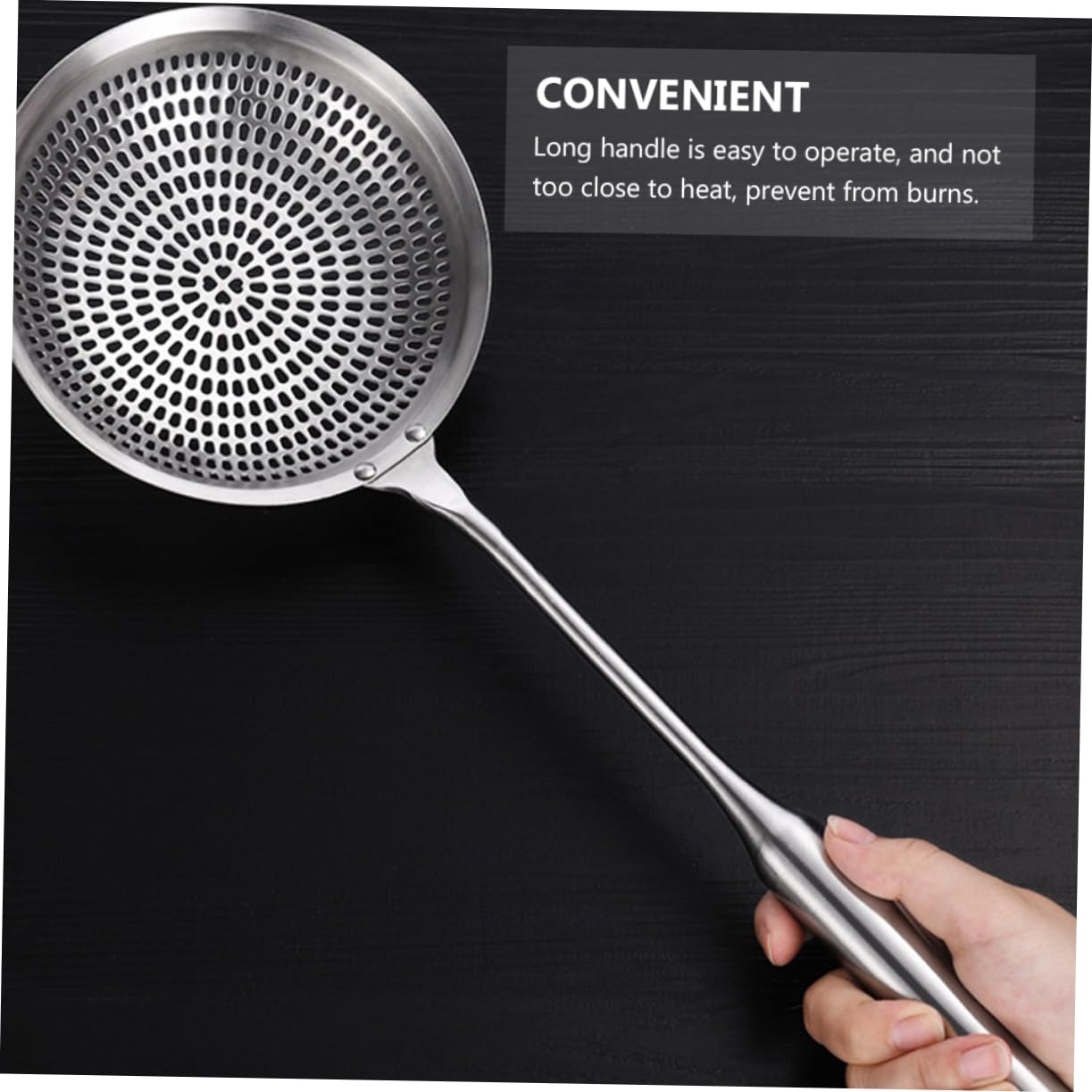PRETYZOOM Küchensieb Aus Edelstahl - Ölfilter & Schaufel In Einem